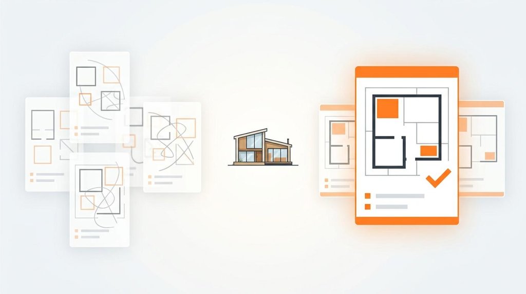 Your Property Listed Six Times with Three Different Sizes showing duplicate listings and conflicting square shapes.
